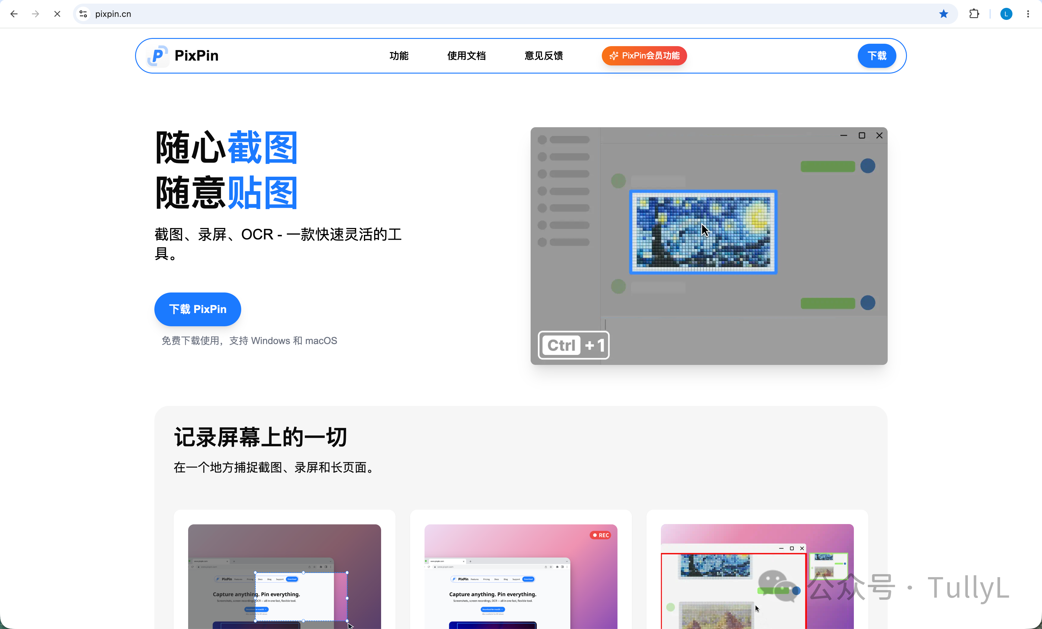 PixPin截图工具---搭配 AI 开发事半功倍